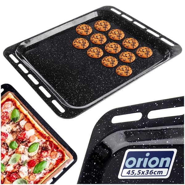 Emaljebageplade Non-Stick 45,5x36x2,5 cm