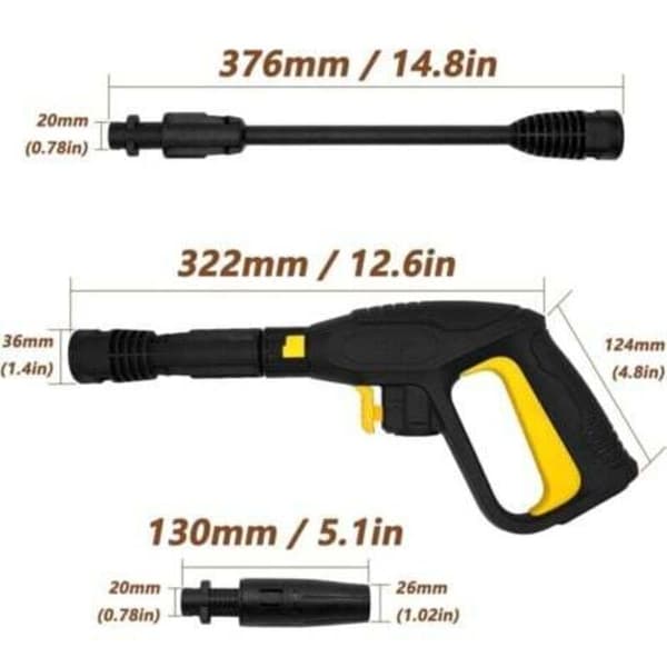 2100 psi aftrækkerpistol med roterende lanse til Karcher K2 K3 K4 K5 K7