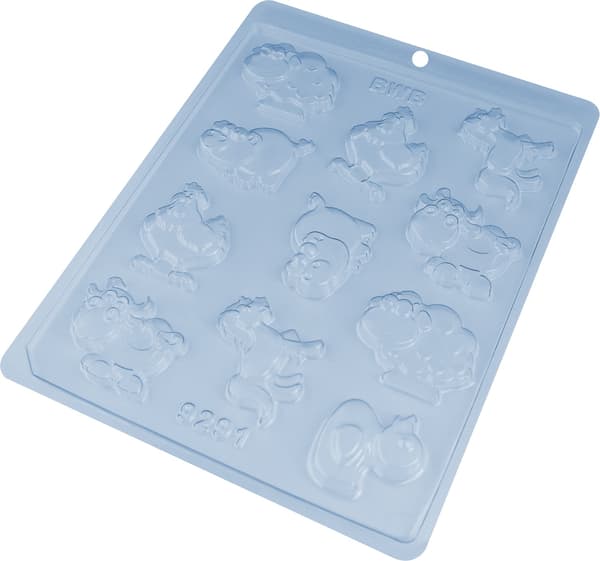 Pralineform Dyr Chokoladeform - BWB 9291 Transparent transparent