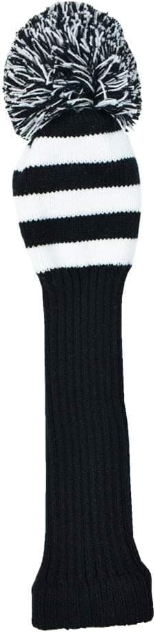 Stribede Strikkede Golfkøllehovedbetræk 3-delt Sæt 1 3 5 Driver og Fairway Headcovers