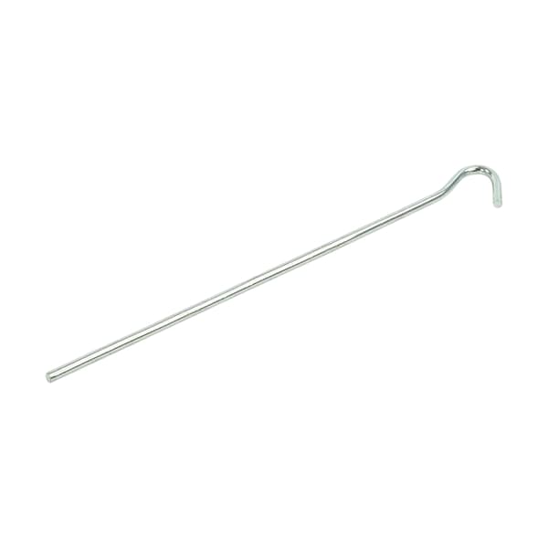 Teltpløk 22 cm metal med åbent øje 10 styk i polybag