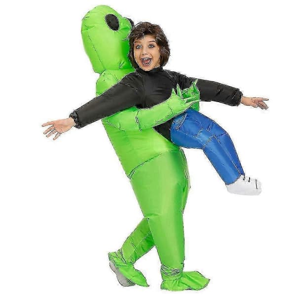 Uppblåsbar Alien Kostym för Vuxna Halloween Kostym 100% Polyester