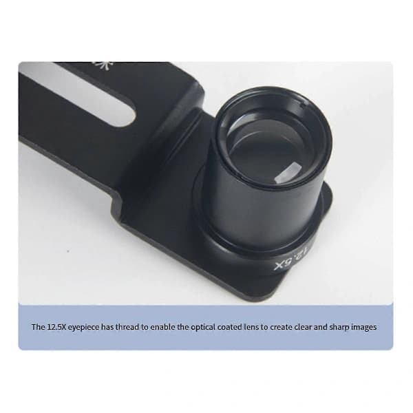 Universal Microscope Phone Holder 12.5X Eyepiece Lens Cell
