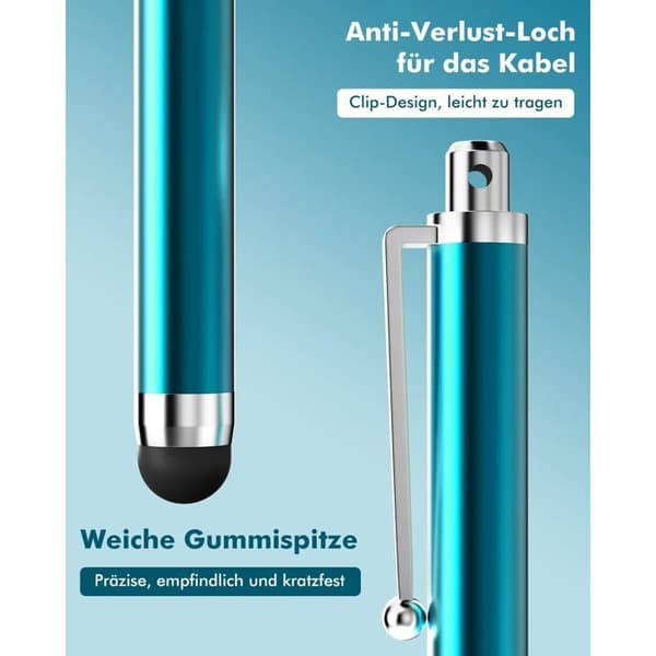 ®RisingFF 10-pak penne til tablets, touchskærme, mobiltelefoner, tablets