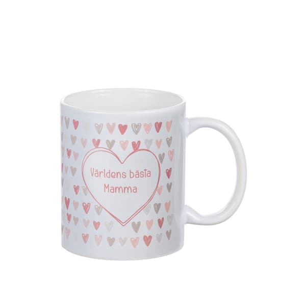 Krus Verdens beste mamma - Morsdag Vit white