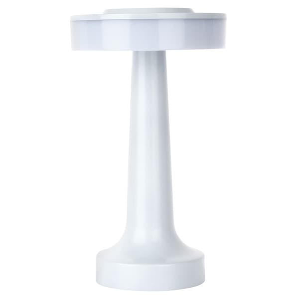 LED-bordslampa vit trådlös 3 ljuslägen 21 cm