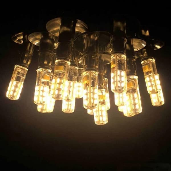 Gy6.35 LED-pærer AC DC 12V BI BI Stift Halogen Erstatning Dæmpbar