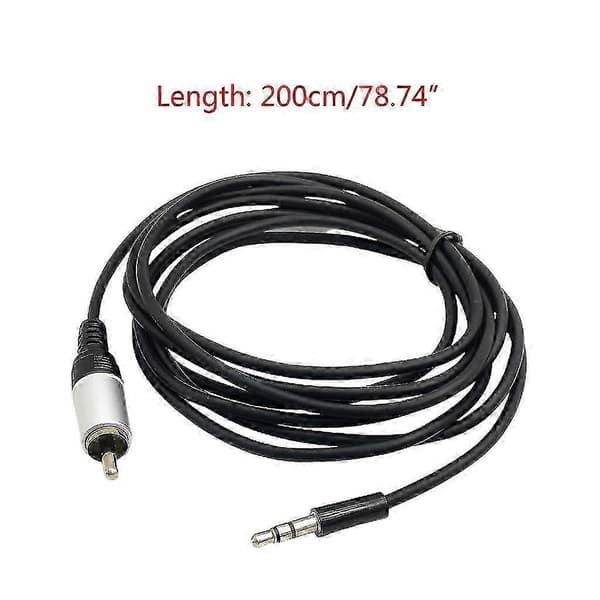 3,5 mm - RCA-monokaapeli 2 metriä PVC