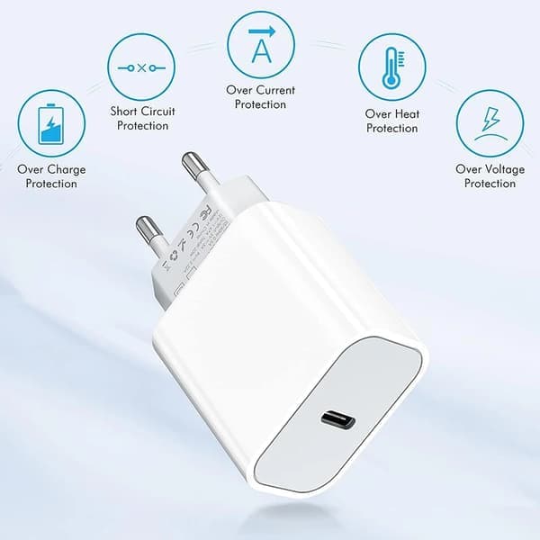 Apple 30W USB-C till Lightning Snabbladdare 1m Kabel för iPhone 14 13 12 11 Pro Max Mini X XS XR Plus
