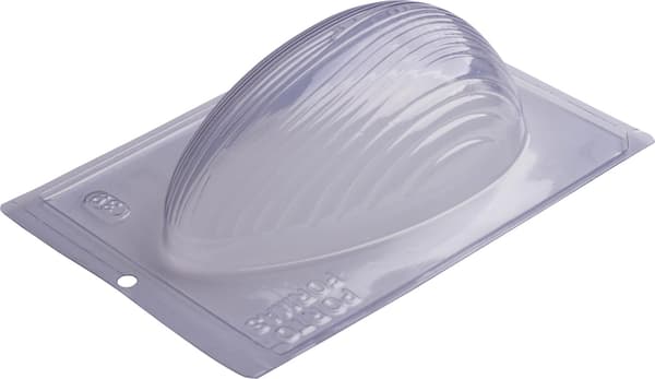 Pralinform Mönstret Egg - Porto Formas 39 - Spesiell 3-dels form Transparent transparent