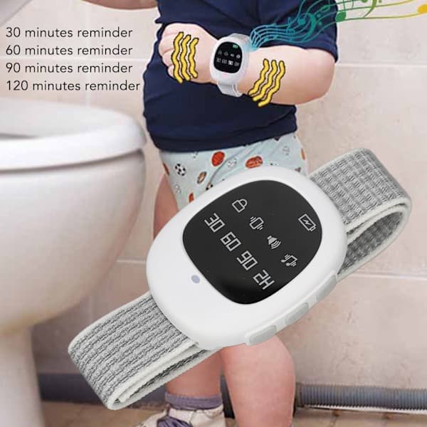 Bedwetting Alarm Vibration Timer Setting Musical Wireless Potty Training Alarm for Elderly Adults Children