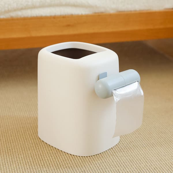 Veggmontert søppelposeholder, multifunksjonell søppelposeholder for bad og kjøkken (søppelposer ikke inkludert)