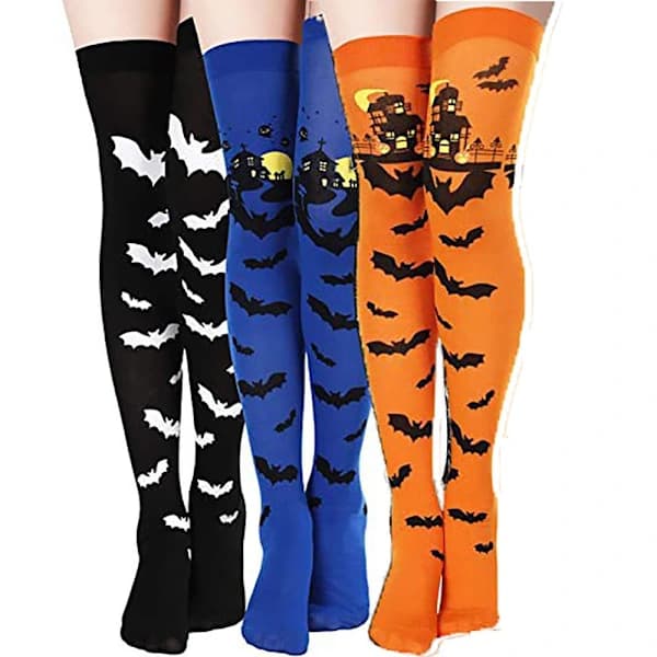 Halloweenstrømper Flagermusstrømper D D D