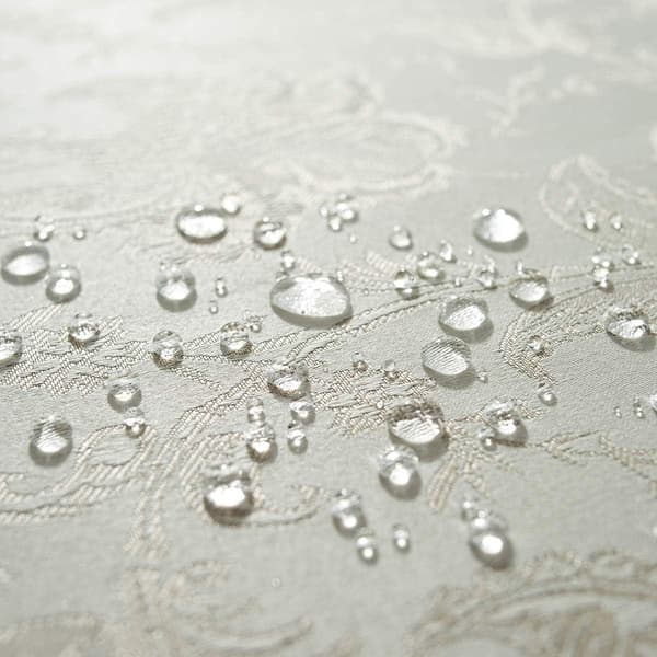 (Sandy, Rektangulær/Lang, 130 x 180 CM (4-6 Pladser)) Jacquard Dug Blomstret Damask Dug Sp