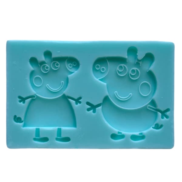 Greta Gris - Silikonimuotti | Peppa Pig silikonimuotti multifärg multicolor