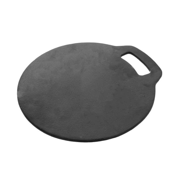Støpejernspanne for steking av lapper, pizza og tortillaer