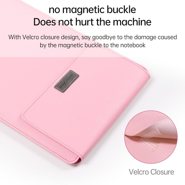 Laptopväska Notebookfodral GRÅ 15.4 15.6 16 TUM 15.4 grå pink 11 12inch-11 12inch