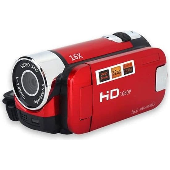 1080p DV Digital Videokamera Full HD 270° Rotation 16X Zoom