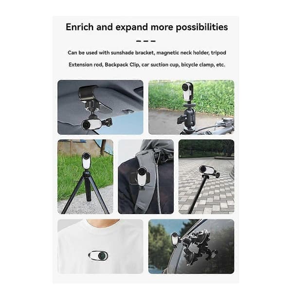 For GO 3 Camera Frame Adapter - Horizontal & Vertical Mount, Extension Mount for Go3