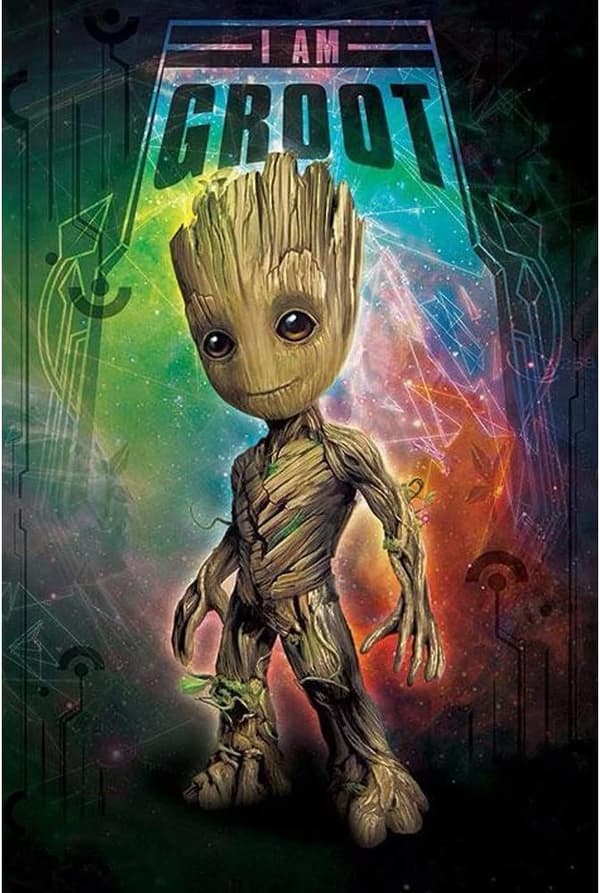 Fuld diamantmaling, WOWDECOR Alien Groot diamantmaling DIY 5D mosaikmaling korssting efter nummer 30*40cm uden ramme