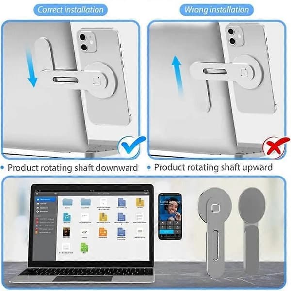 Magnetic Hidden Phone Holder for Tesla Blue Blue