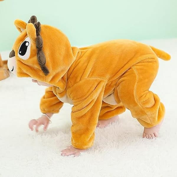 (2) Sopii 110 cm pitkälle vauvan haalarille eläinpyjama-haalari