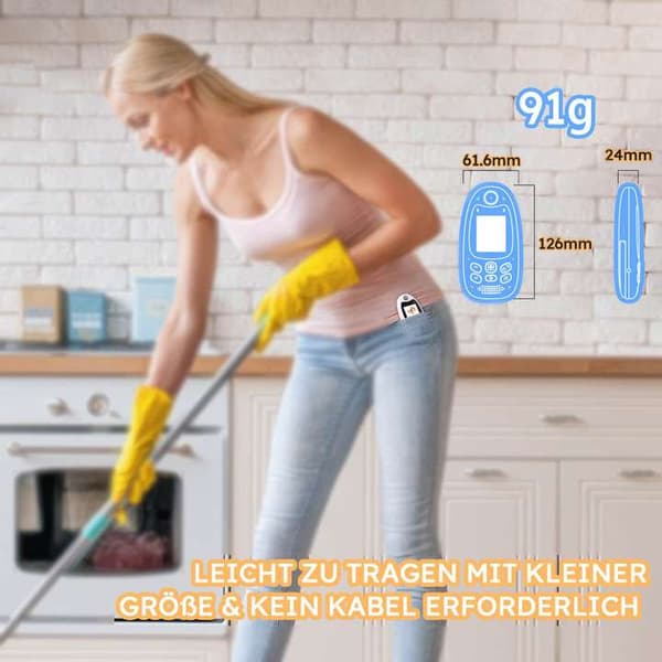 Babymonitor med kamera 2,4 GHz nattsyn VOX temperatur intercom vuggeviser