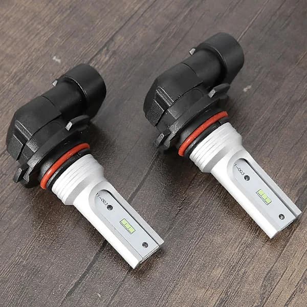 [PL】2 st 9005 HB3 72W 8000K Ice Blue LED Car Lamp Front Fog Light Bulb with Decoding DC 12V-24V