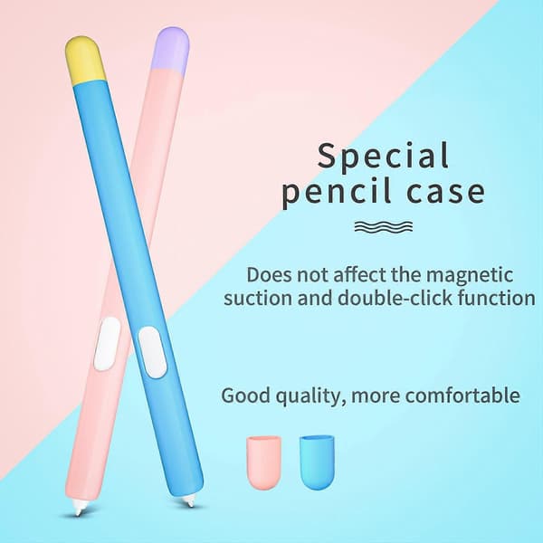 Galaxy S6 Lite Pennfodral Tablet Penna Stylus Touch Penna Silikonfodral Skyddsfodral Rosa