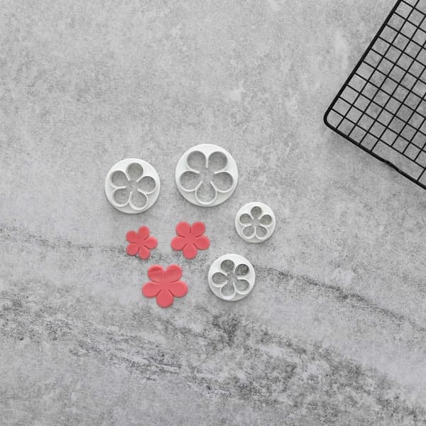 Roseutstikkere 4 stk | Blomst Blomster multifärg multicolor