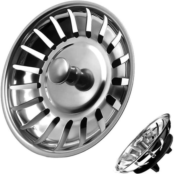 Vaskesil – LUSKYKA® – Kompatibel med IKEA ATLANT/DOMSJÖ – 80 mm diameter – Effektivt filter