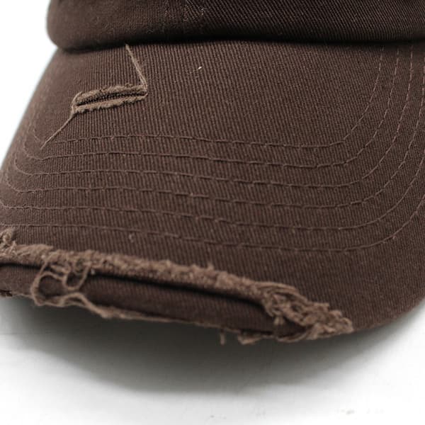 Visir cap med buet skjerm raglan baseball cap