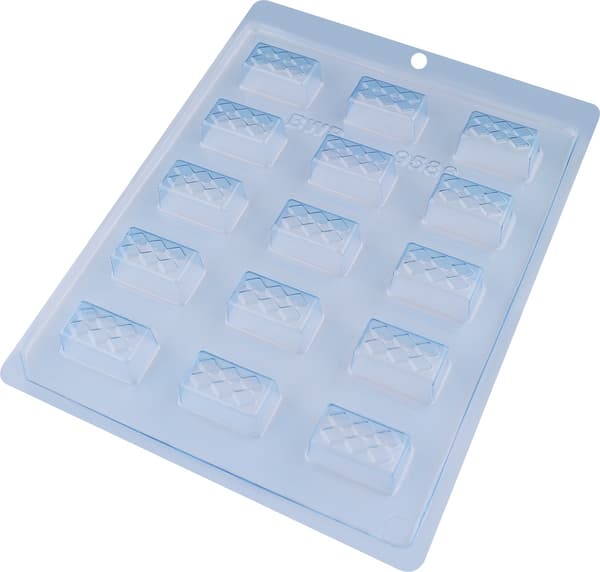 Pralinform Rektangel Sjokoladeform - BWB 9586 Transparent transparent
