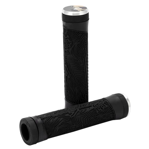 FMFXTR Mountain Bike Handlebar Grips Gecko Pattern Universal Silicone Handlebar Black
