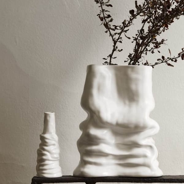 Day Vase Bella 25,5 cm Vit white