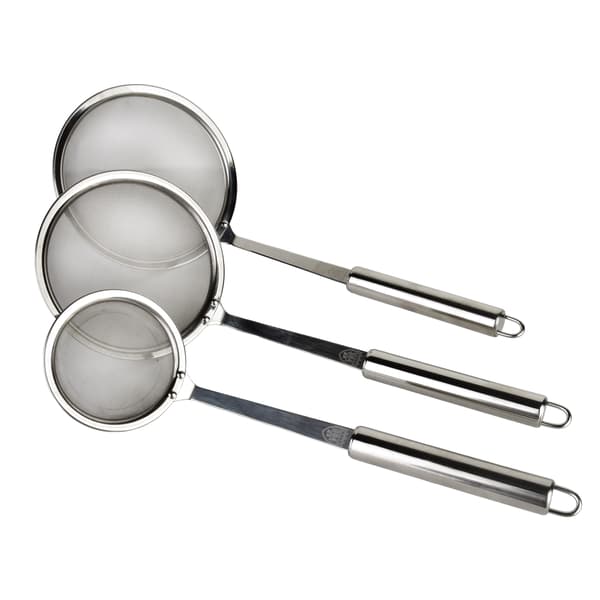 BASIC KITCHEN Sil 14 cm med håndtak i rustfritt stål