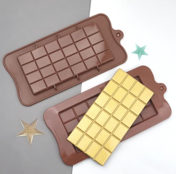 Stor Chokoladebar Silikoneform | Dubai Kunafa Chokoladeform brun 80 brown 80