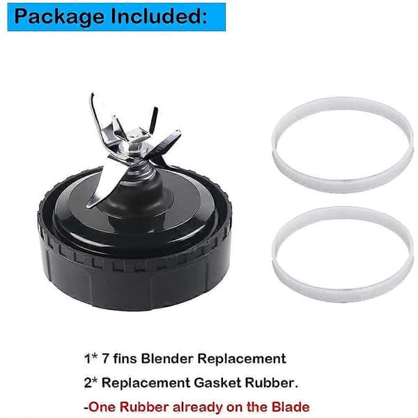 7-finnet blenderblad-erstatning til Nutri Ninja BL450 Auto IQ Pro-kopper