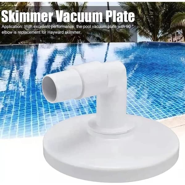 Skimmer Vacuum Plate Elbow Connector Pool Cleaning Accessory for Hayward Skimmer