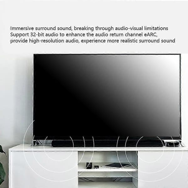 -kompatibel 2.1 Han Til Hun Adapter Am/ Computer Tv Hd Adapter, Understøtter 8k@60hz Opløsning/dyna