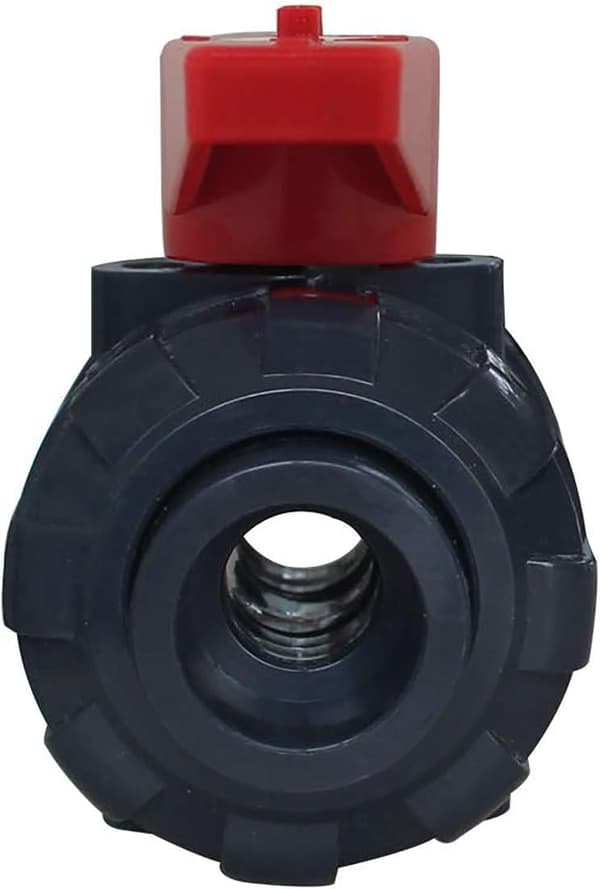 Dobbelt gummikugleventil PVC kugleventil swimmingpool kugleventil (DN25φ32mm*1stk) 32mm 32mm