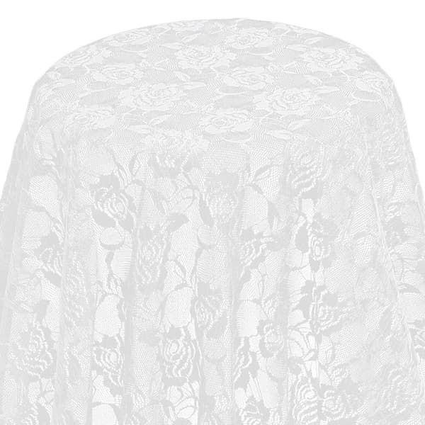 Lace Tablecloth Rustic Wedding Reception Table Decoration Lace Rose Tablecloth For Round Tables