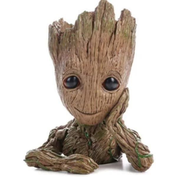 Baby Groot urtepotte - figur til planter og blyanter - perfekt som gave