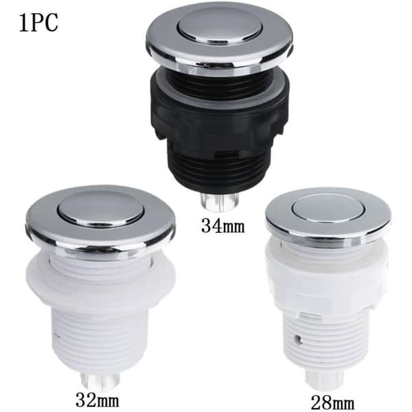 Uxradg Lufttrycksbrytare 32mm Vit ABS Badkar Spa Massagebad