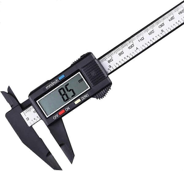 6-tommers/150 mm LCD digital bremsekaliper elektronisk vernier mikrometer måleverktøy