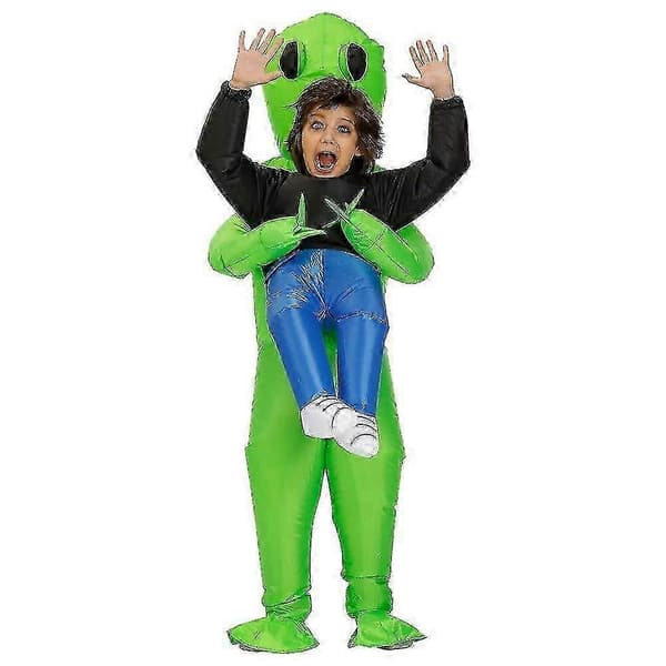Uppblåsbar Alien Kostym för Vuxna Halloween Kostym 100% Polyester