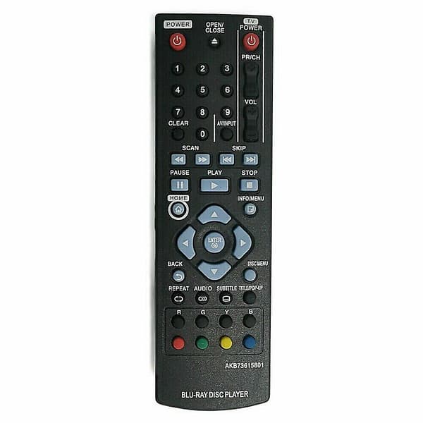 Universal fjärrkontroll för LG Blu-ray-spelare