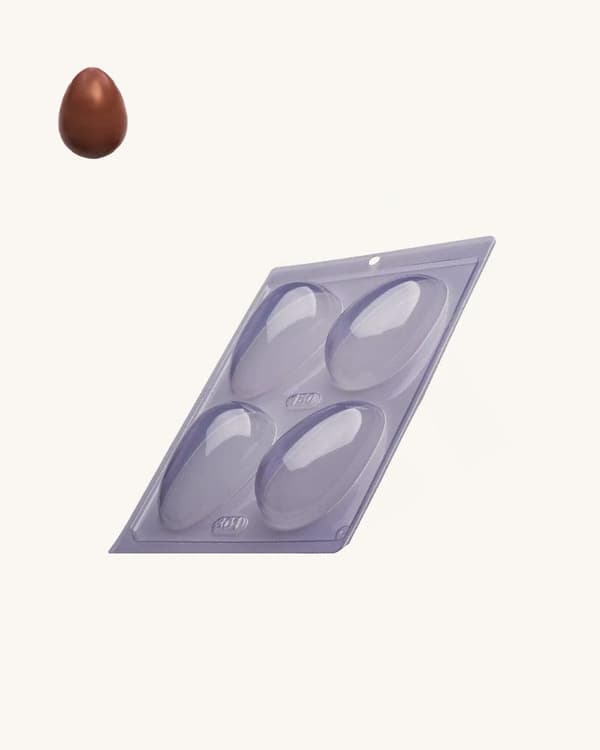 Pralinform Egg 150g Sjokoladeform - Porto Formas 301 Transparent transparent