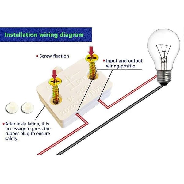 4 Pieces Cabinet Door Lamp Switch Suitable for 12V 24V 110V White