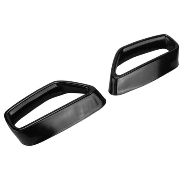 2pcs Exhaust Tip Covers Gloss Black Replacement for 5 Series G30 G38 2018-2021